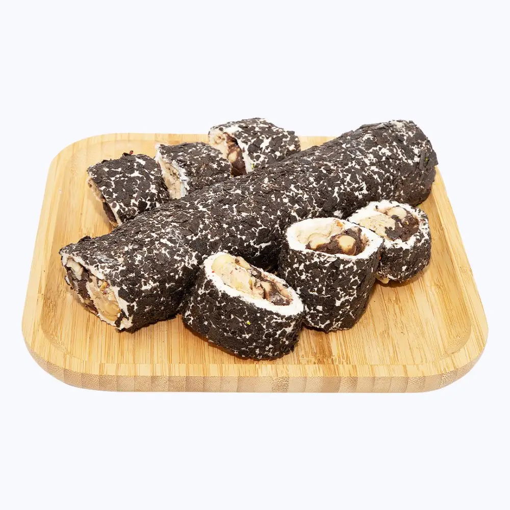 Çikolata Aromalı Fındıklı Krema Dolgulu Lokum